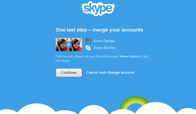 merge microsoft live accounts