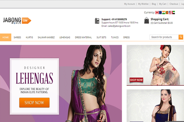 Jabong dress outlet materials