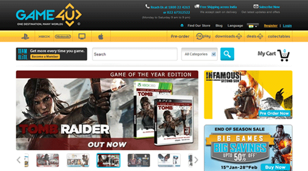 Game4U Launches Digital Game Downloads Service Downloads4U