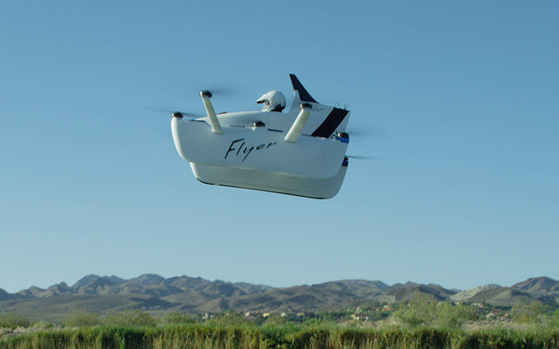 Here's a sneak peek at Larry Page-backed Kitty Hawk's single-seater aircraft
