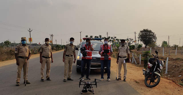 Cyient helps Cyberabad police with drone surveillance during lockdown