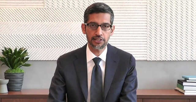 Google investing in India to build products for global markets, says Sundar Pichai