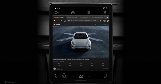 Vivaldi browser unveils app for Android, to feature first in Polestar cars