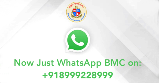 BMC to provide 80 essential services through WhatsApp chatbot