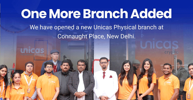 Unicas opens its offline store for crypto customers in Delhi