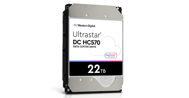 Western Digital unveils a 22TB data centre hard drive
