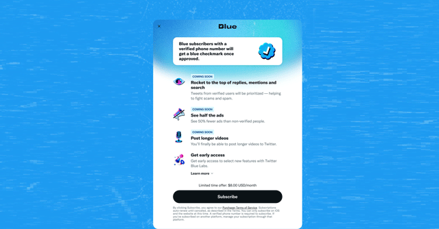 Twitter Blue relaunched: Apple users to pay premium, accounts to be ‘reviewed’ before verification