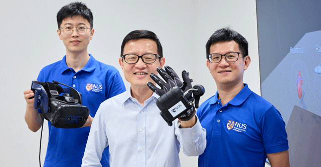 Researchers develop haptic gloves that can feel objects in virtual reality
