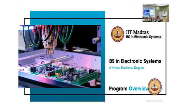 IIT Madras to offer online bachelors course in Electronic Systems