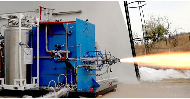 Skyroot Aerospace test-fires 3D-printed cryogenic engine for 2024 rocket