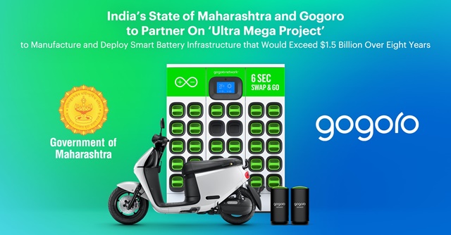 Taiwanese EV firm Gogoro to invest $1.5 bn over eight years in Maharashtra smart battery plant