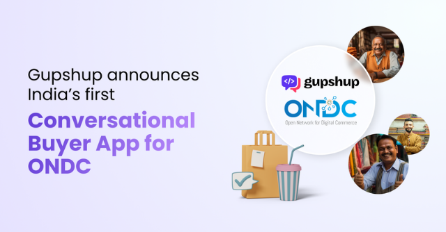 Gupshup launches conversational commerce app on ONDC via WhatsApp 